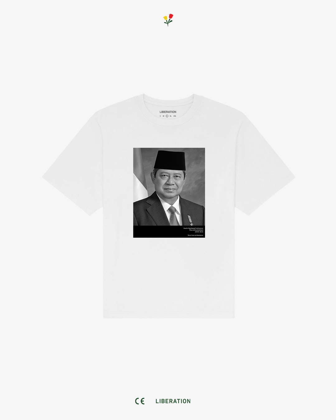 The President White tee