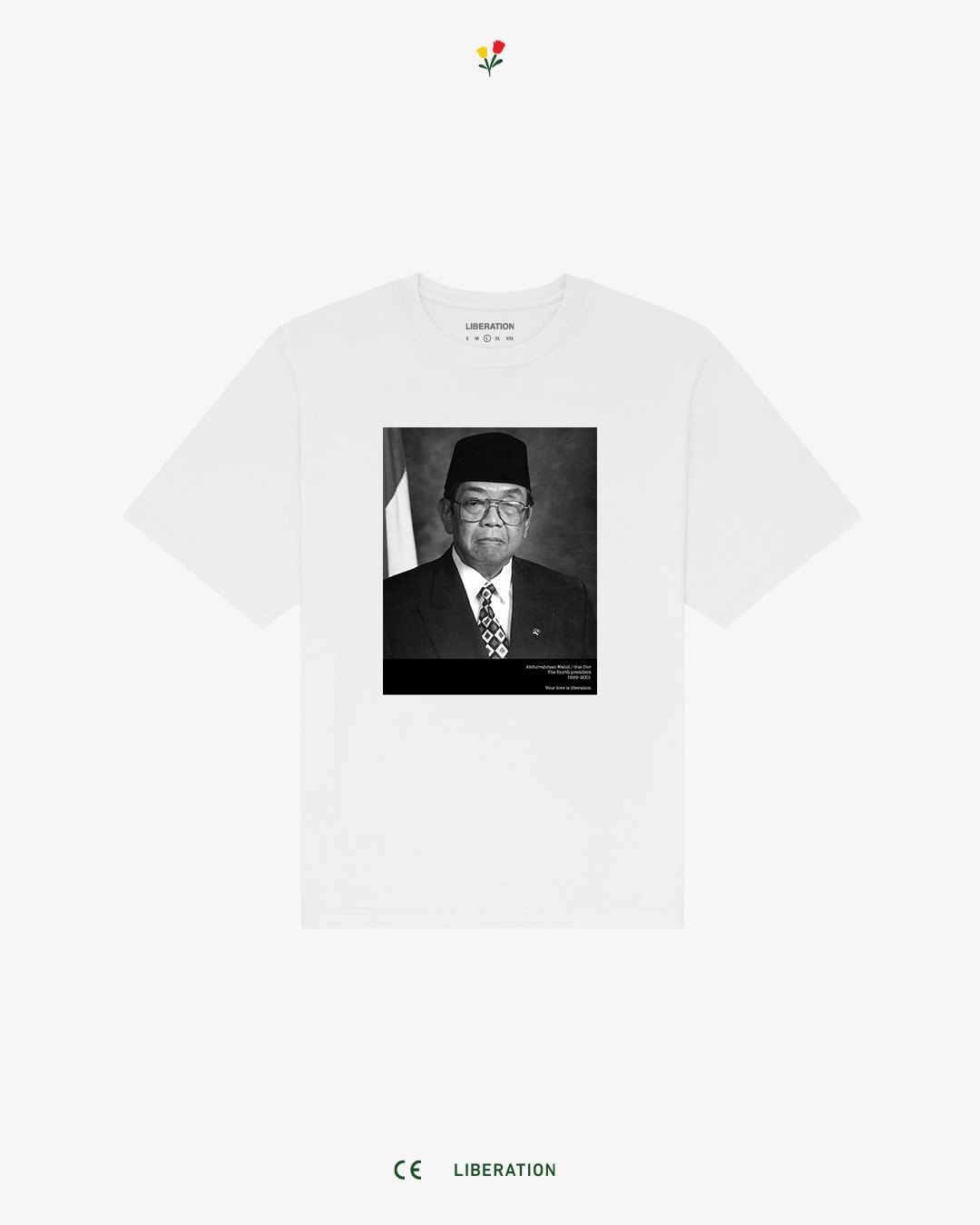The President White tee