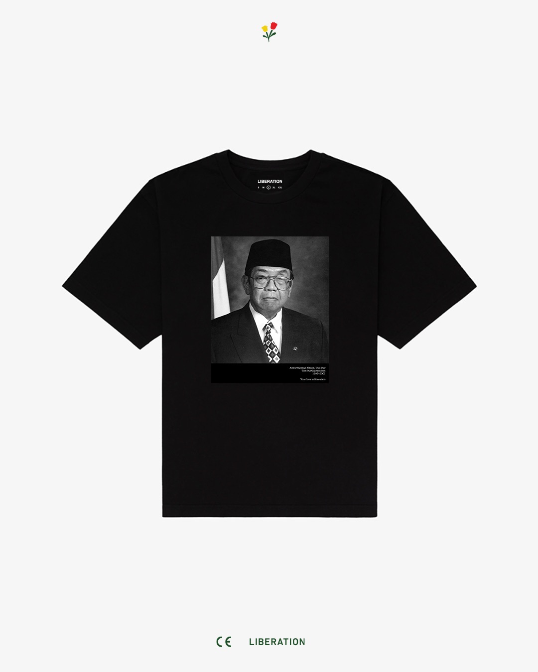 The President Black tee