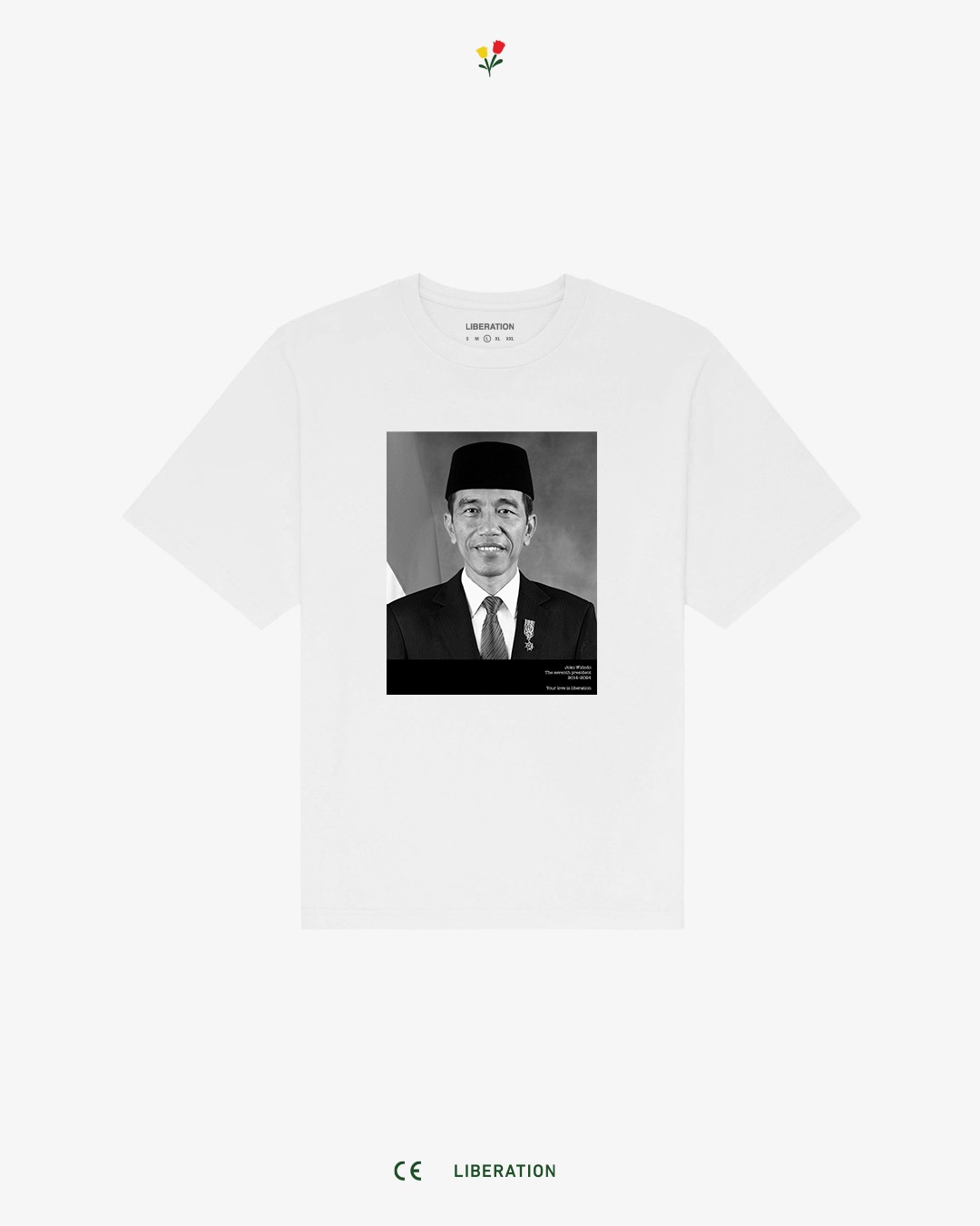 The President White tee