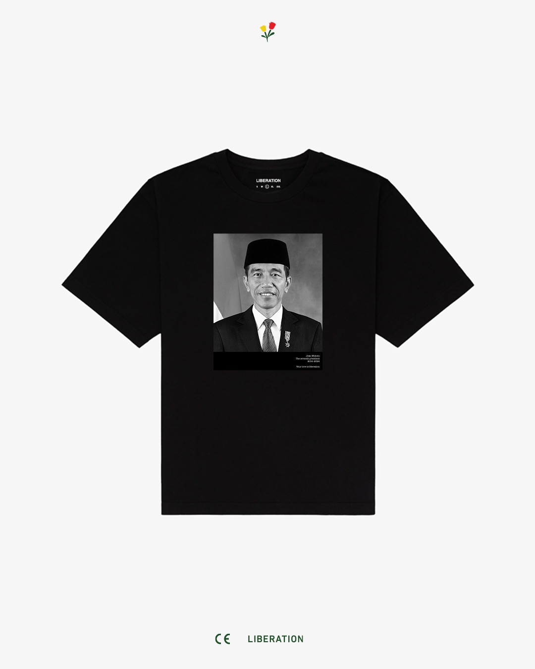 The President Black tee
