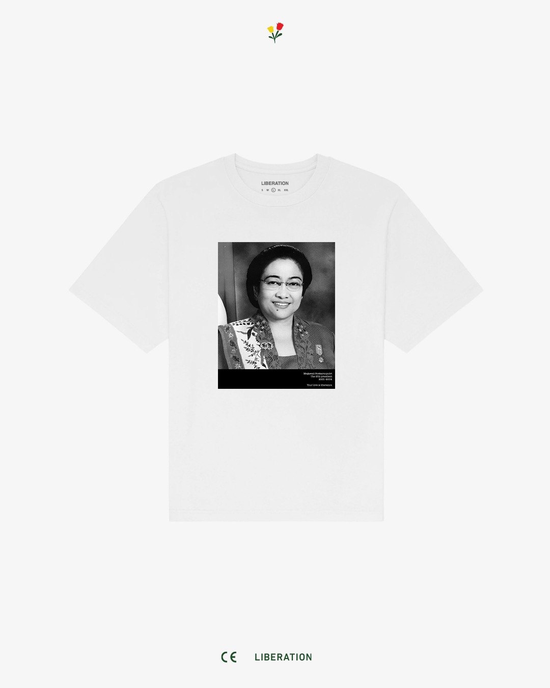 The President White tee