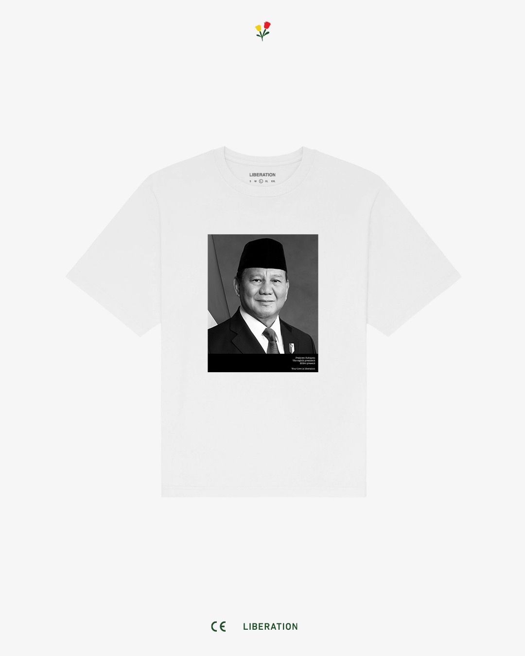 The President White tee