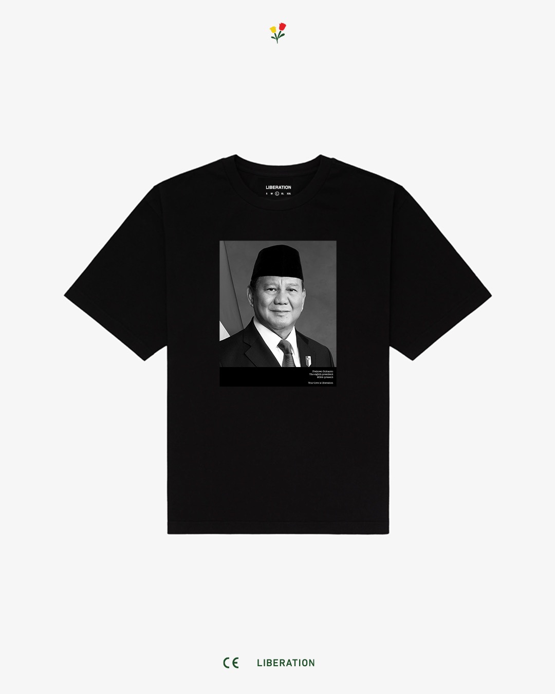 The President Black tee