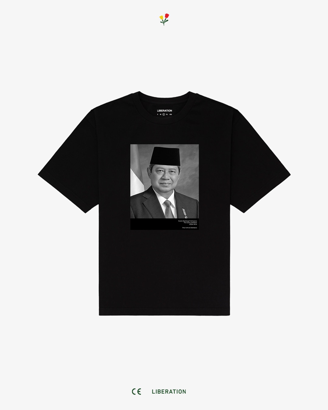 The President Black tee