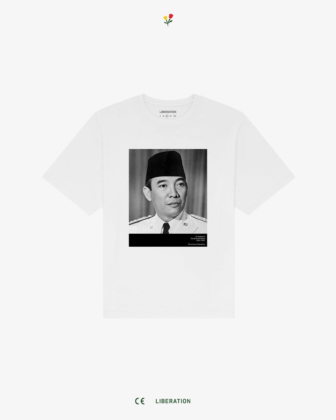 The President White tee