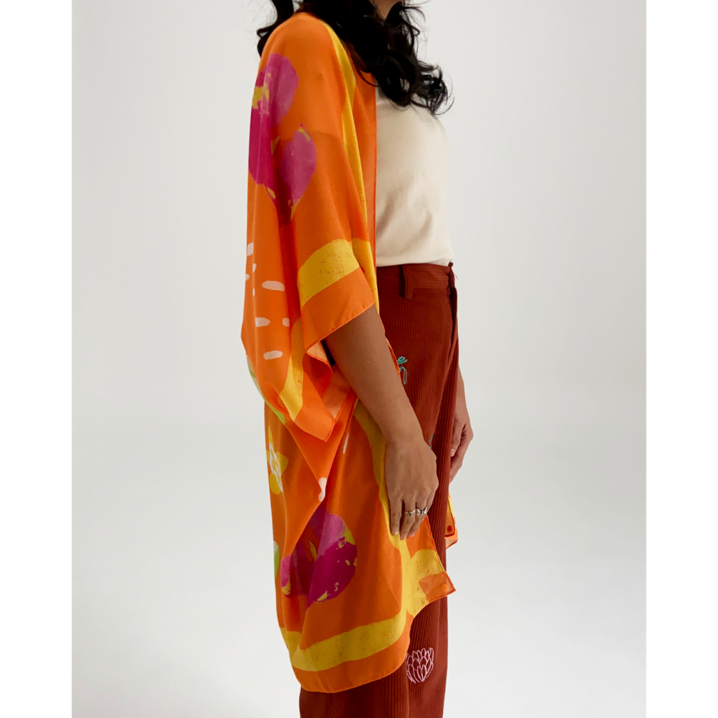 Tutti Frutti: Orange Outer Scarf