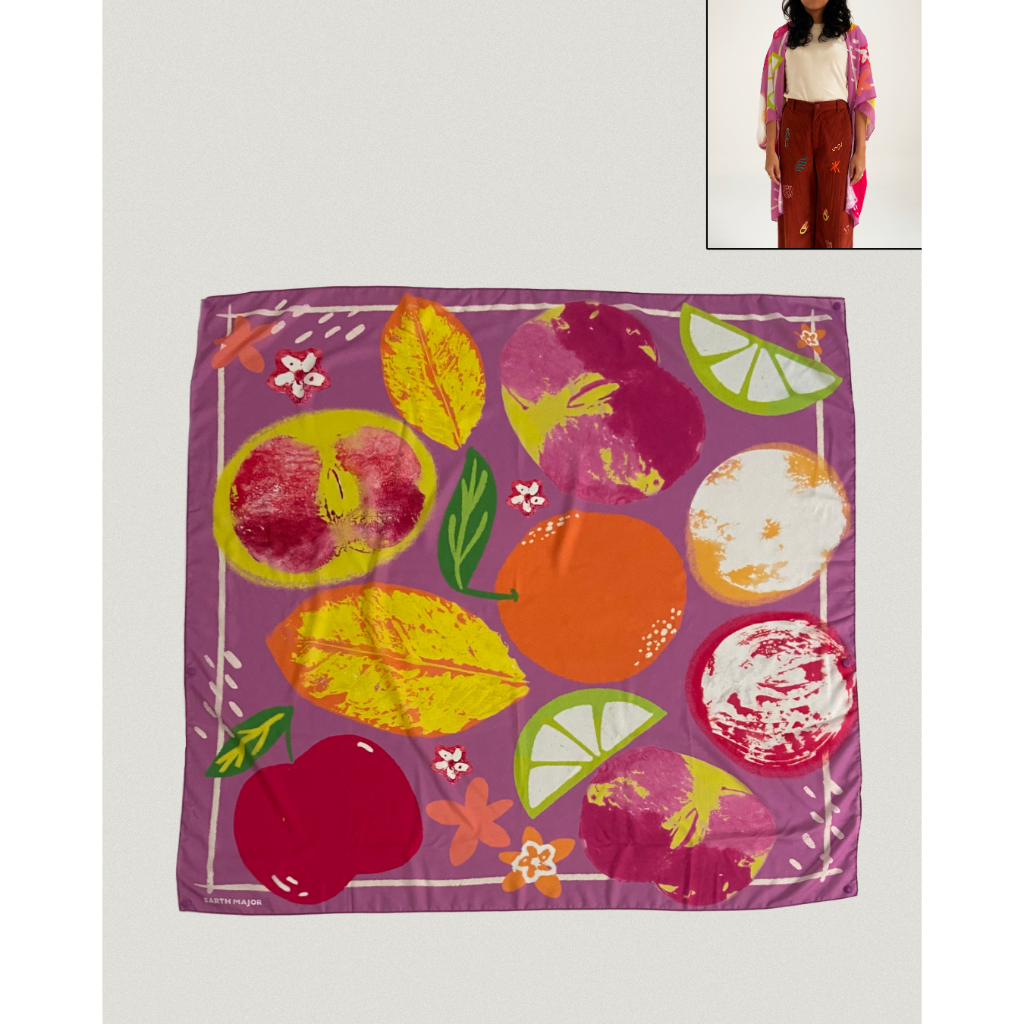 Tutti Frutti: Purple Outer Scarf