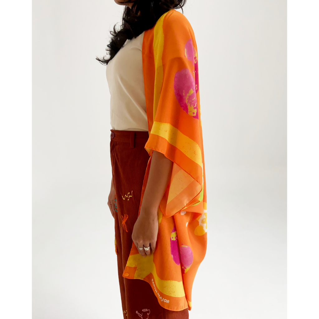 Tutti Frutti: Orange Outer Scarf