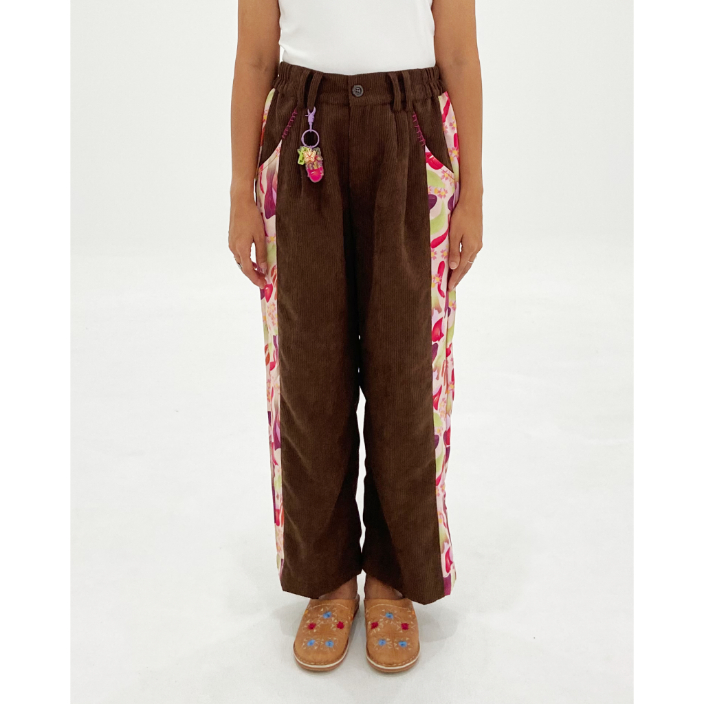 Earth Major x Zenavi: Anita Pants - Black Brown