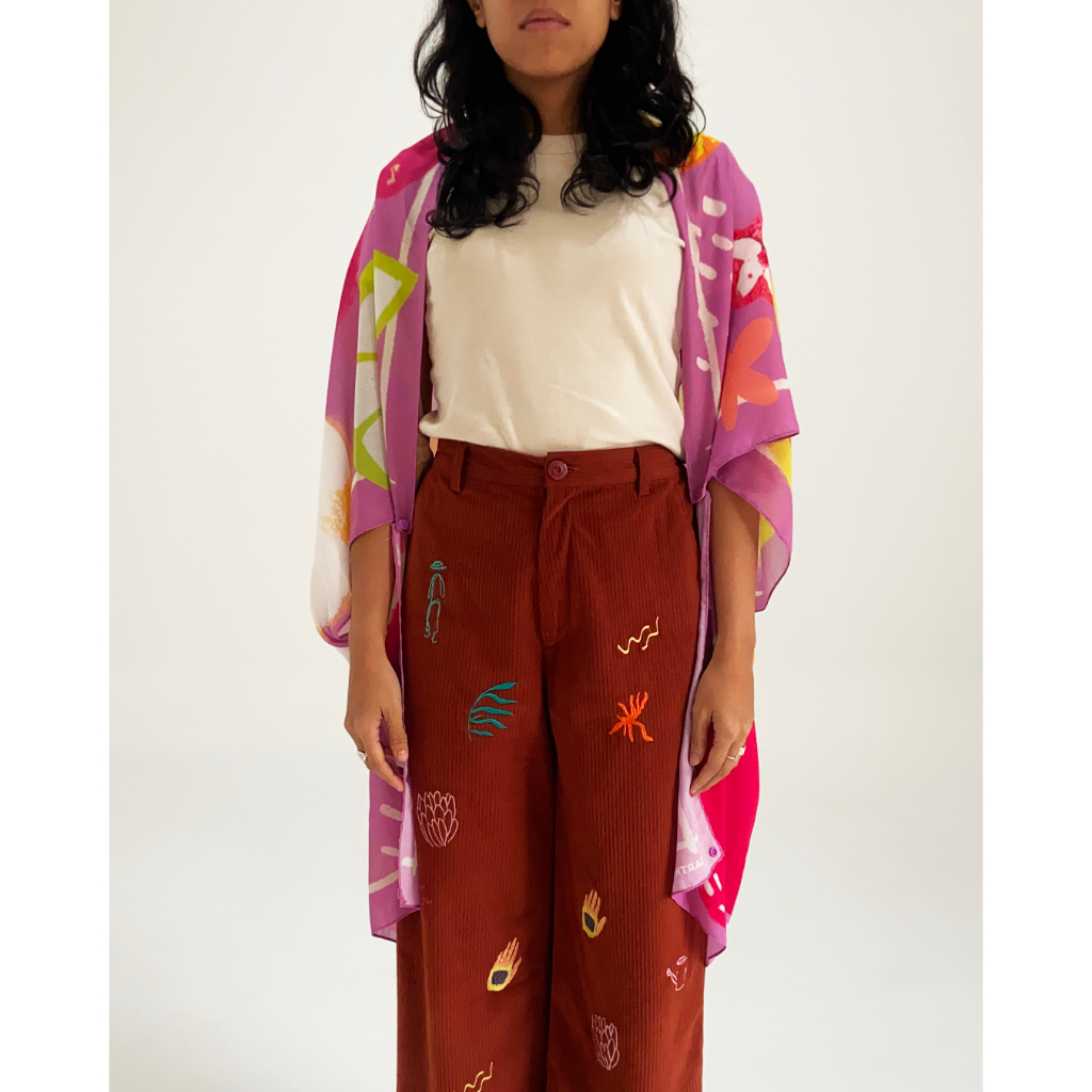 Tutti Frutti: Purple Outer Scarf