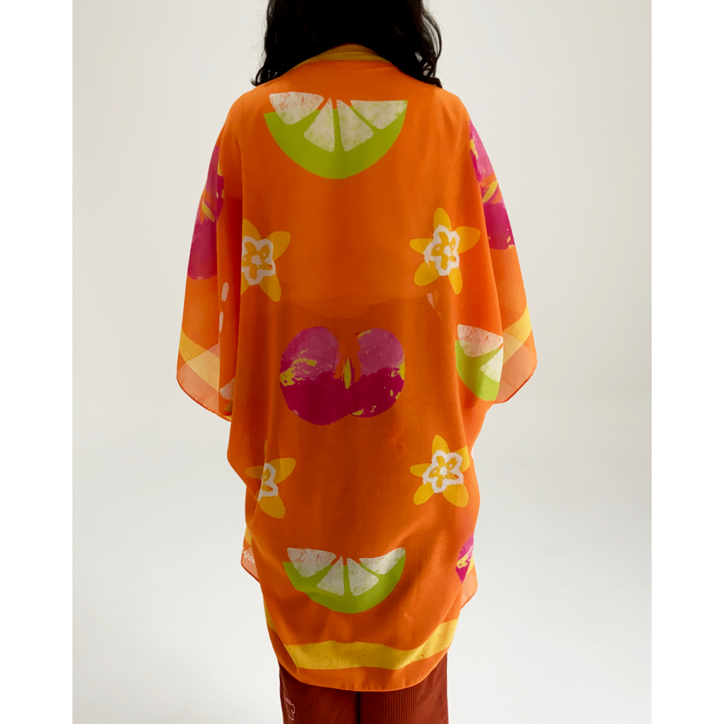 Tutti Frutti: Orange Outer Scarf