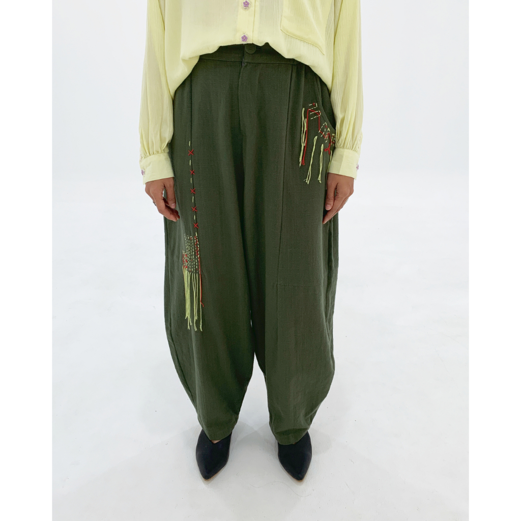  Lilac Barrel Pants