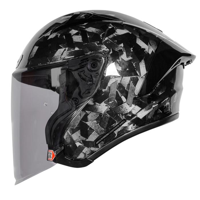 NJS Kairoz GT Carbon Forged Gloss/Doff - Helm Half Face