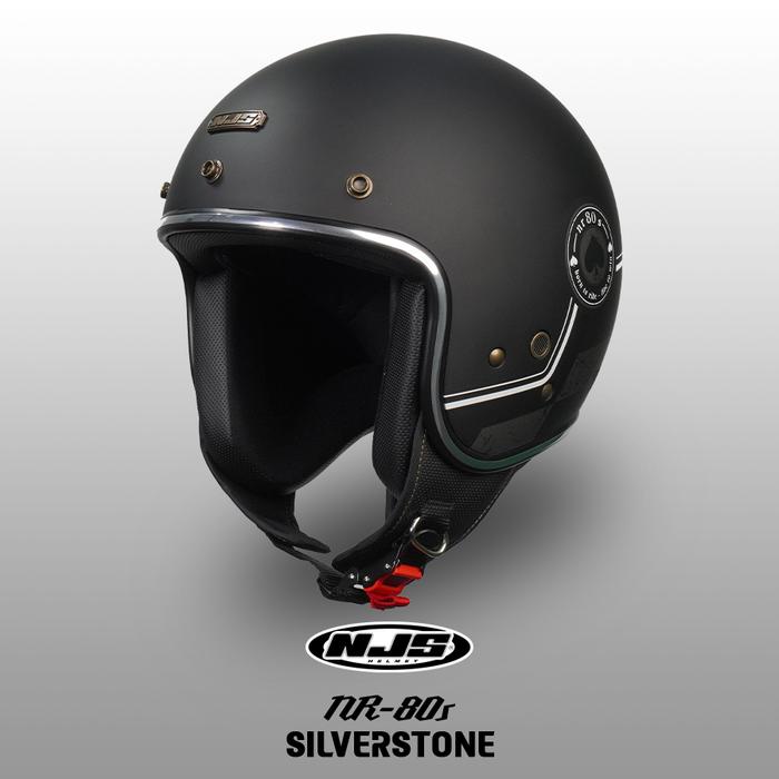NJS NR80's SILVERSTONE - Helm Retro