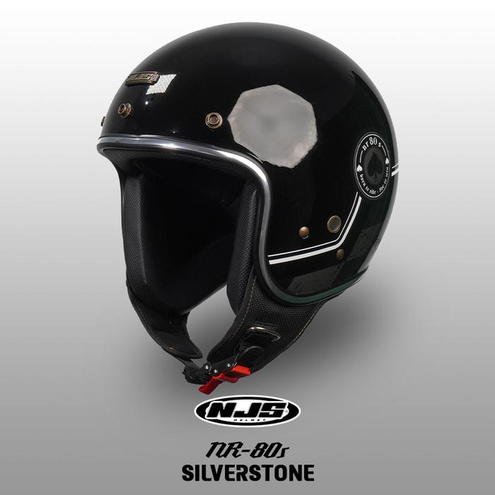 NJS NR80's SILVERSTONE - Helm Retro