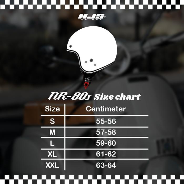 NJS NR80's SILVERSTONE - Helm Retro