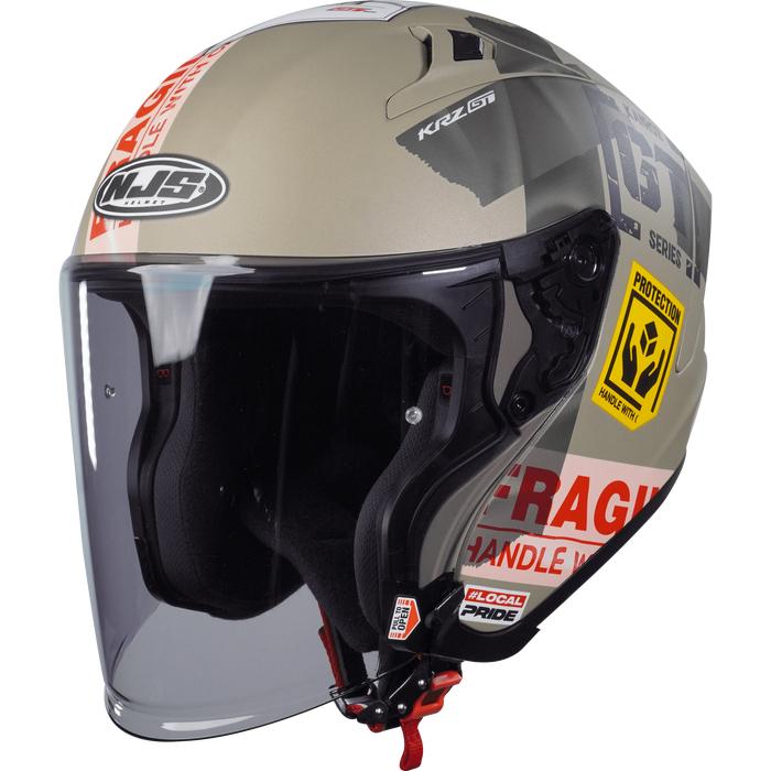 NJS Kairoz GT Mystery Box Brooklyn Sand Doff - Helm Half Face