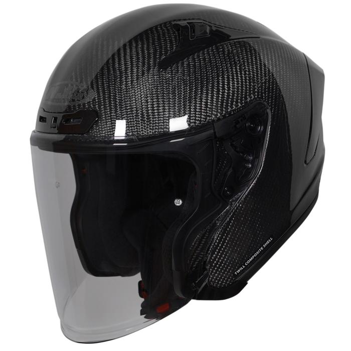 NJS Kairoz GT Carbon Twill Gloss/Doff - Helm Half Face
