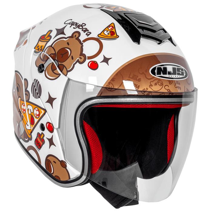 NJS Kairoz Kids Capybara White - Helm Anak
