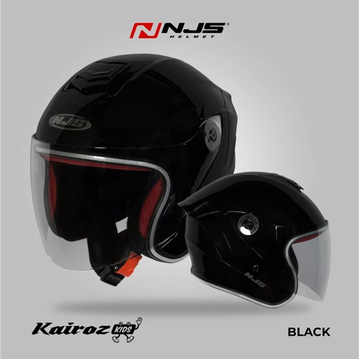 Image of NJS Kairoz Kids Solid - Helm Half Face