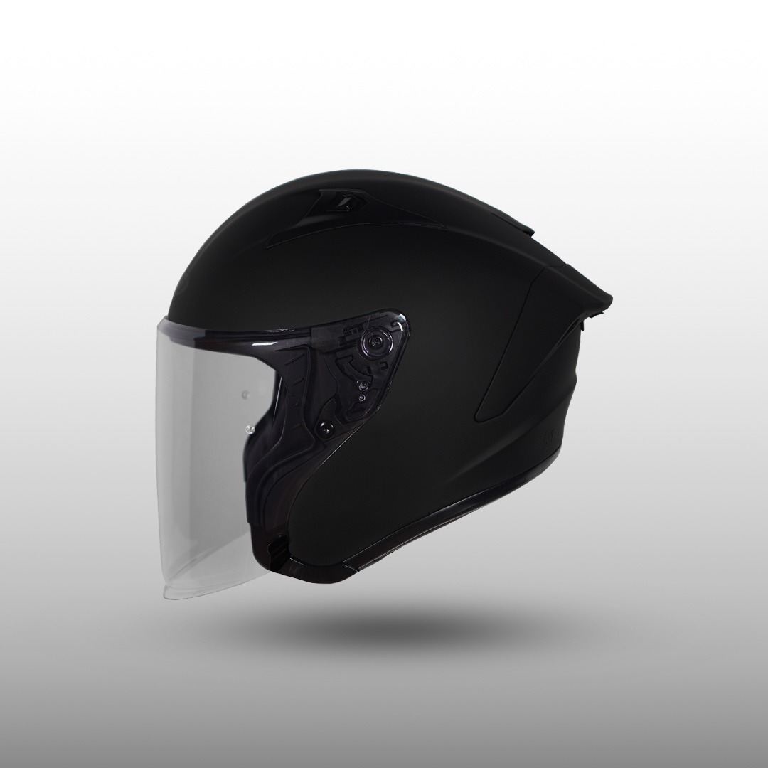NJS Kairoz GT Solid (Microlock) - Helm Half Face