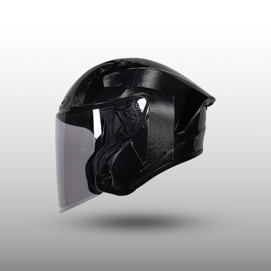 NJS Kairoz GT Carbon Forged SR Gloss/Doff - Helm Half Face