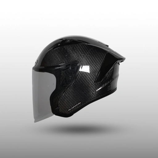 Image of NJS Kairoz GT Carbon Twill Gloss/Doff - Helm Half Face