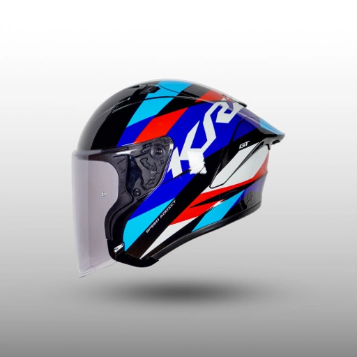 Image of NJS Kairoz GT Elemento Brooklyn Black - Helm Half Face