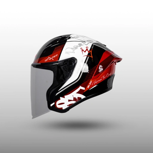 Image of NJS Kairoz GT Fast & Rules - Helm Half Face 