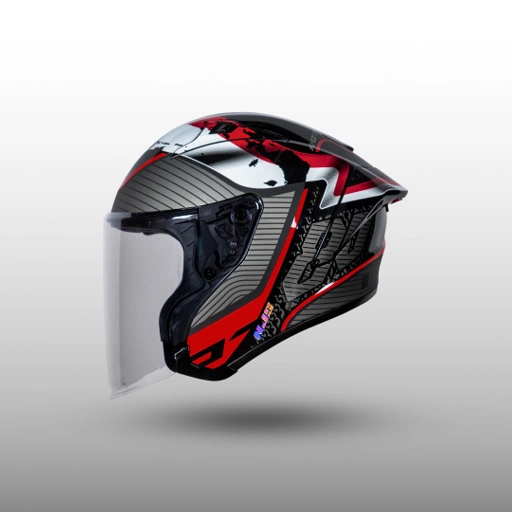 Image of NJS Kairoz GT One Pride (FREE Spoiler) - Helm Half Face | NJS | Kairoz GT | GT Series | GT Onepride | One Pride | SNI