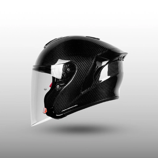 Image of NJS KAIROZ Carbon Twill - Helm Half Face