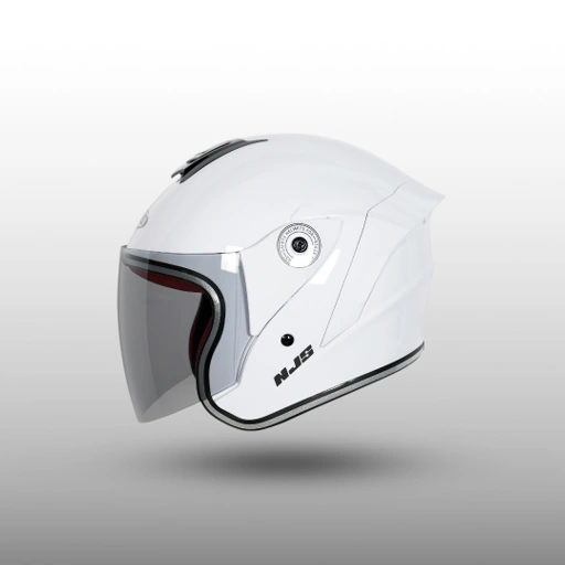 Image of NJS Kairoz Kids Solid - Helm Half Face  (FREE MAINAN ANAK) - Helm Anak | Helm NJS | NJS Anak | Kairoz Anak | Helm Polos Anak Kekinian | NJS Anak Polos | NJS ORI | SNI | Helm Anak Murah