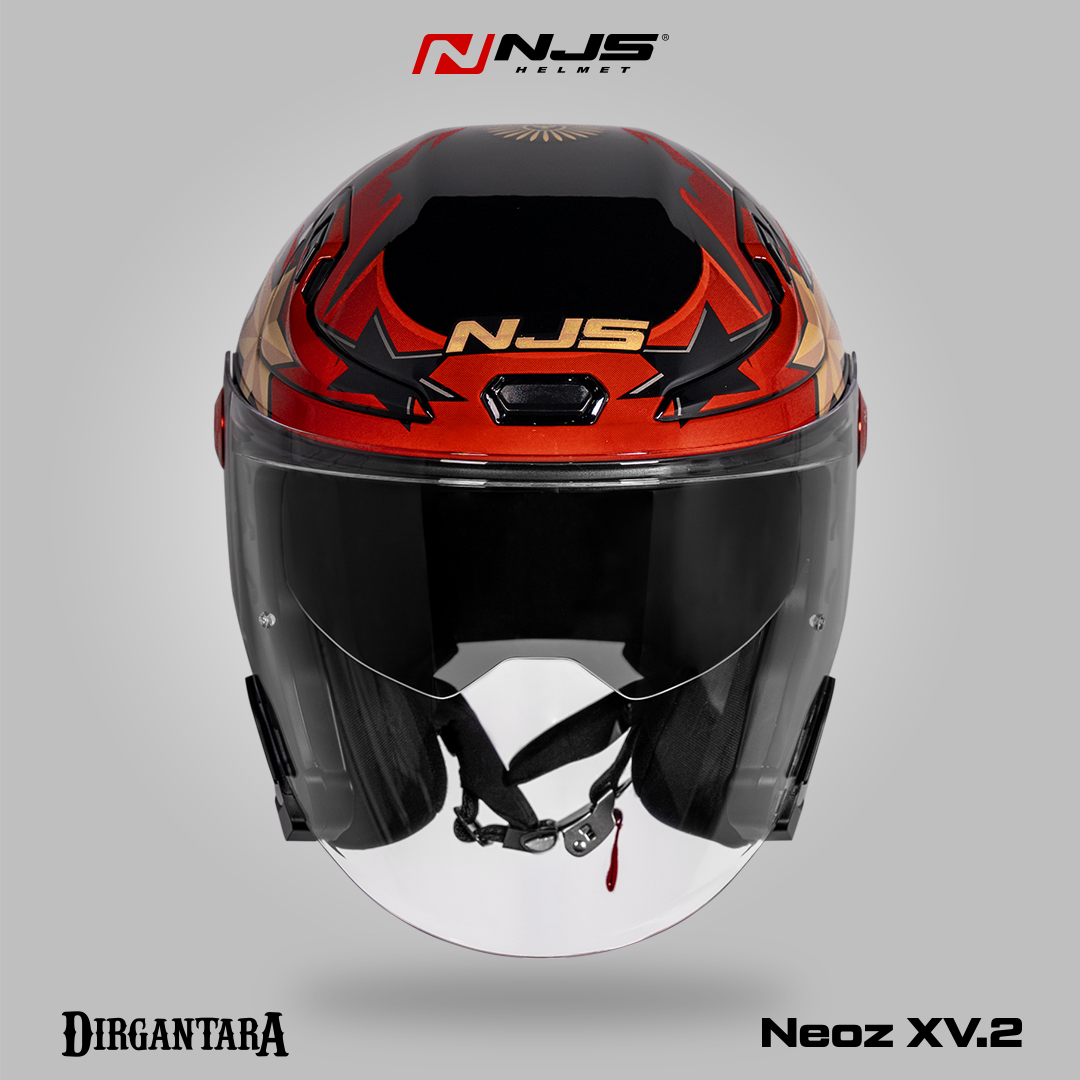 NJS NEOZ XV.2 DIRGANTARA - Helm Half Face
