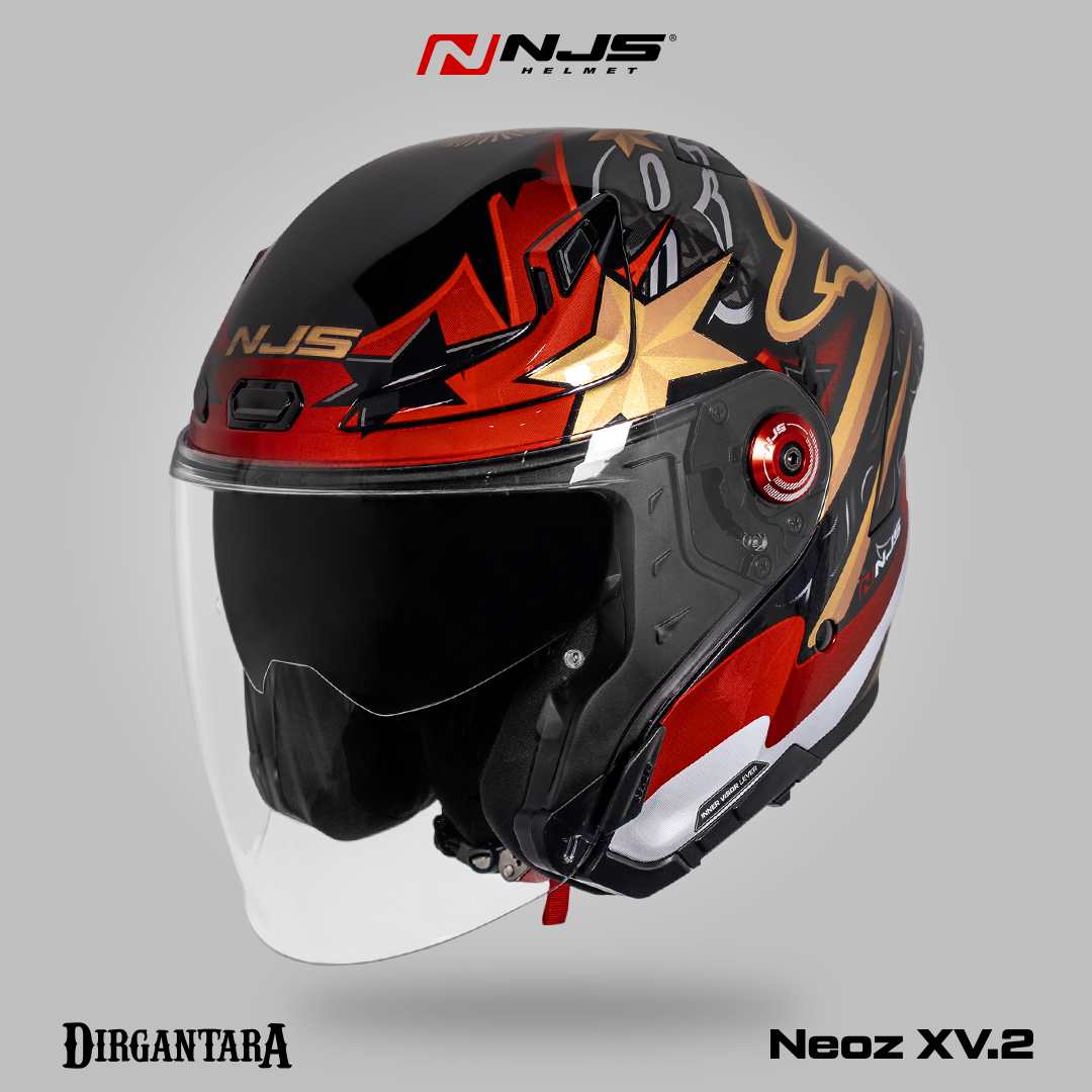 NJS NEOZ XV.2 DIRGANTARA - Helm Half Face
