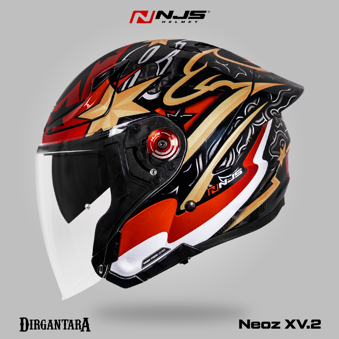 NJS NEOZ XV.2 DIRGANTARA - Helm Half Face
