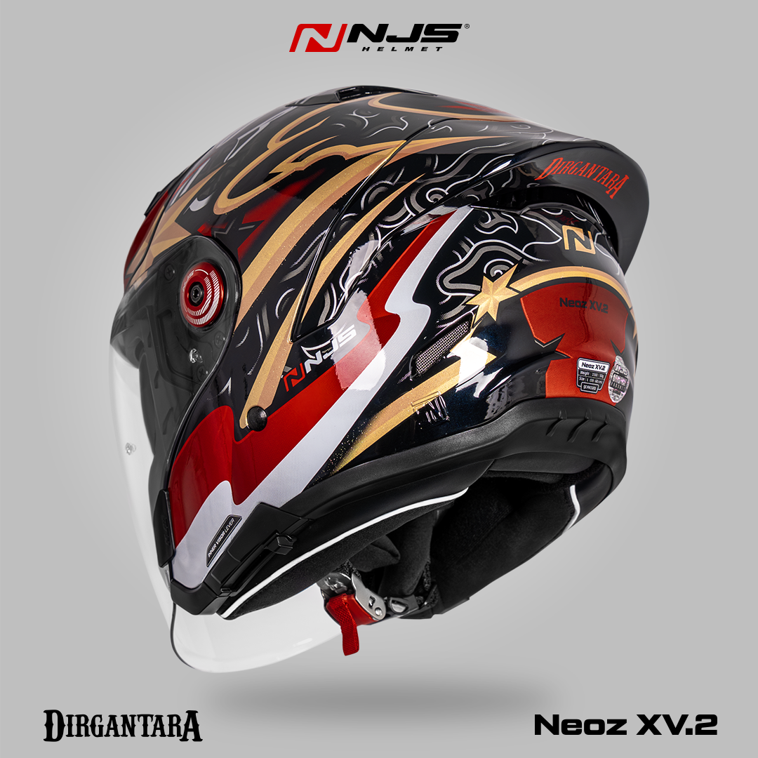 NJS NEOZ XV.2 DIRGANTARA - Helm Half Face