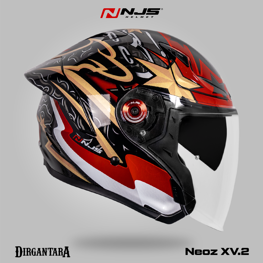 NJS NEOZ XV.2 DIRGANTARA - Helm Half Face