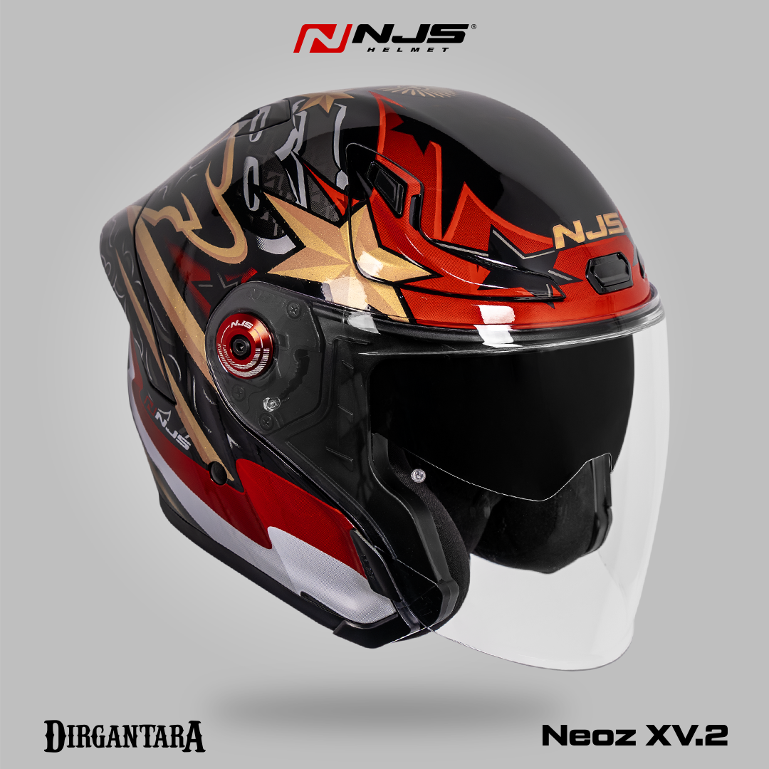 NJS NEOZ XV.2 DIRGANTARA - Helm Half Face