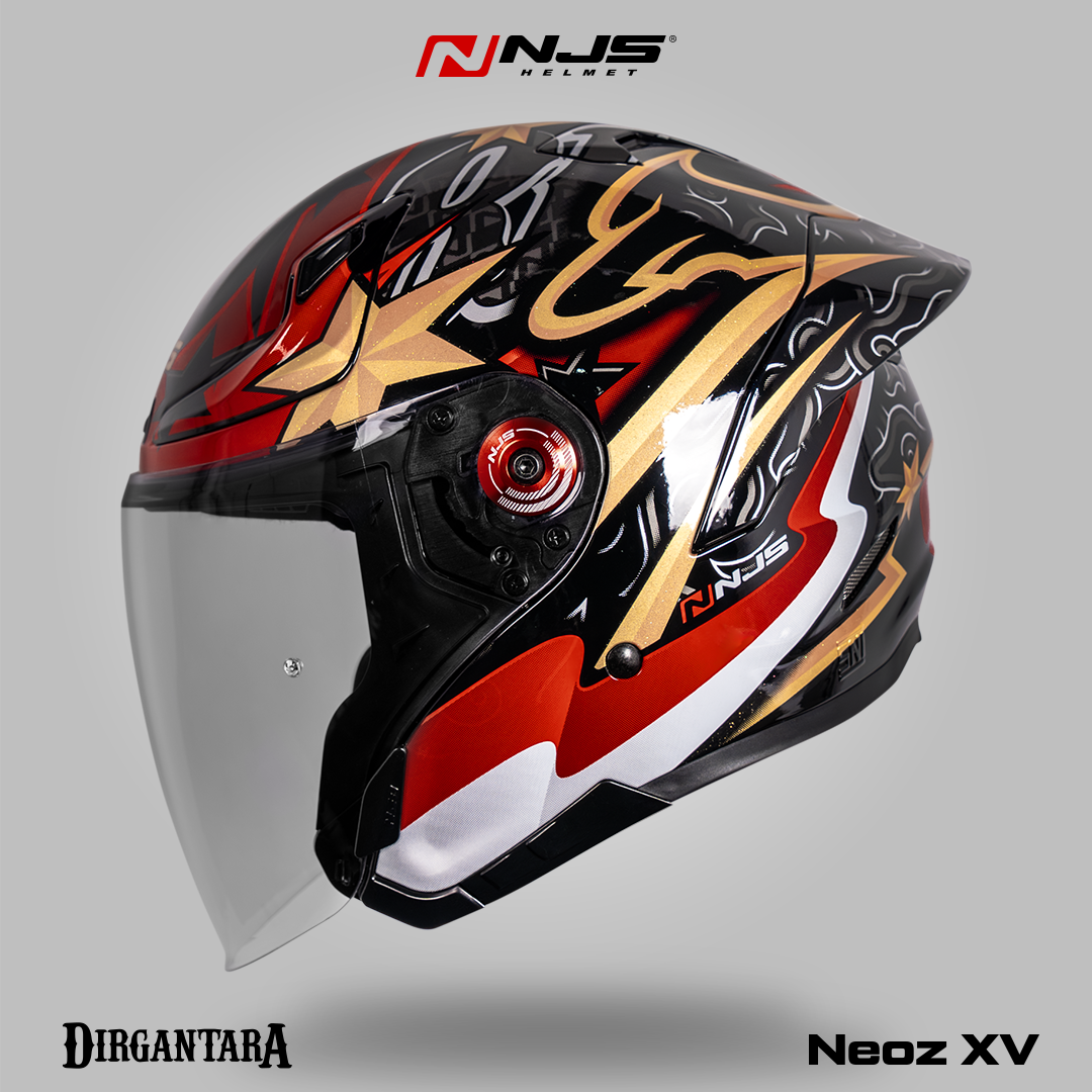 NJS NEOZ XV DIRGANTARA - Helm Half Face