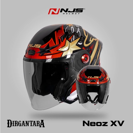NJS NEOZ XV DIRGANTARA - Helm Half Face