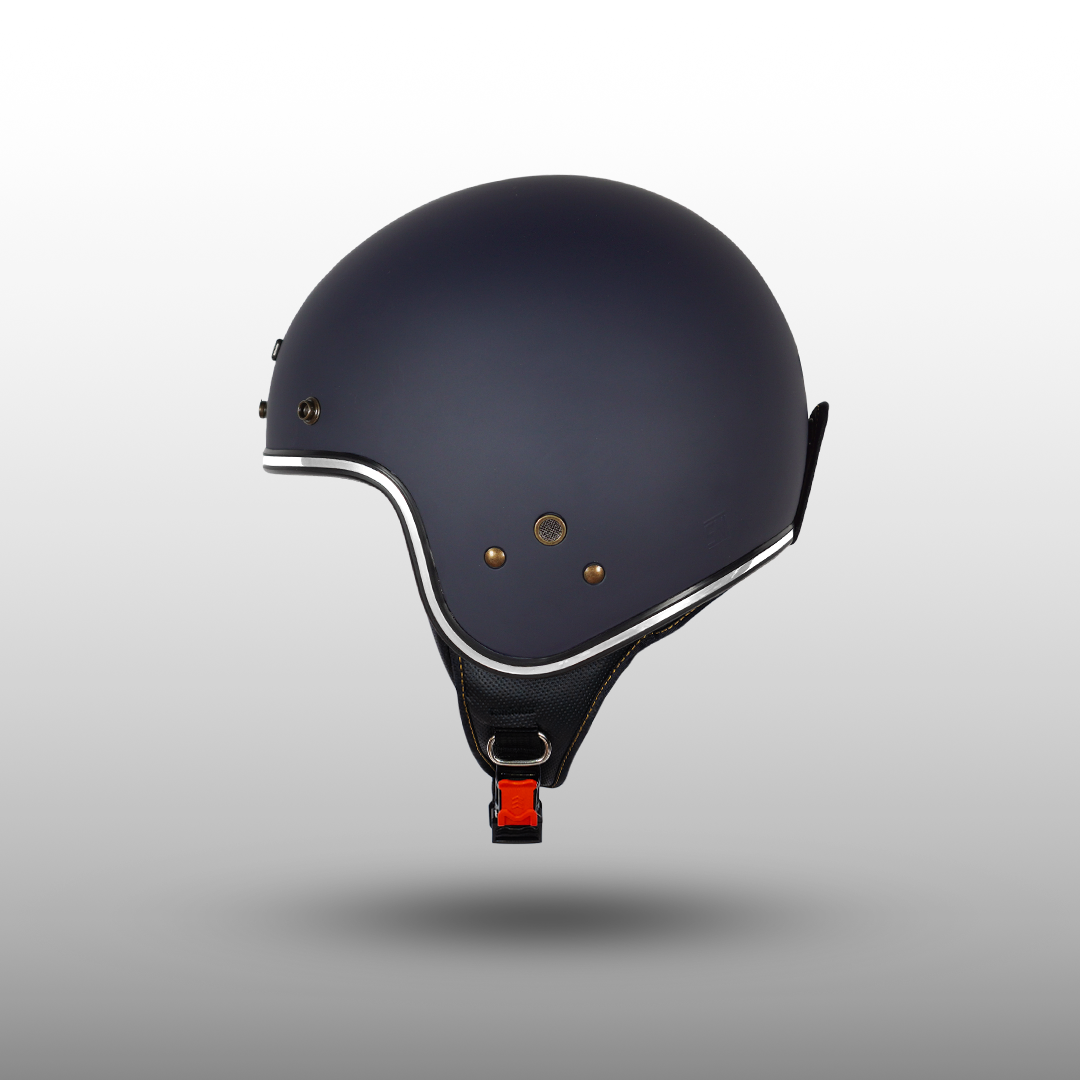NJS NR80's Solid List Chrome - Helm Retro