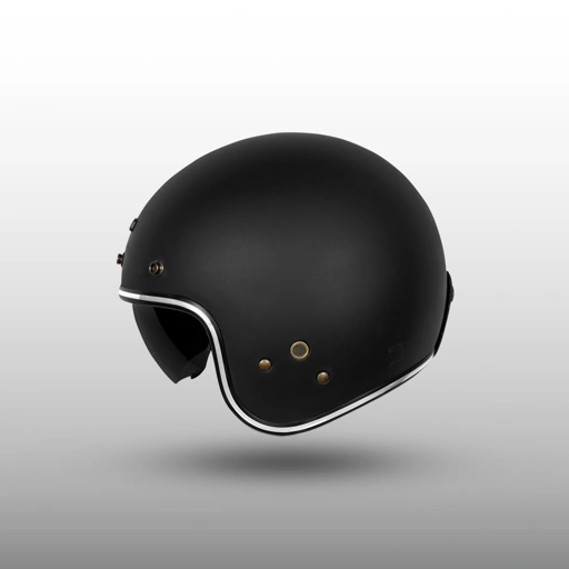 Image of NJS NX-2 Solid List Chrome - Helm Retro