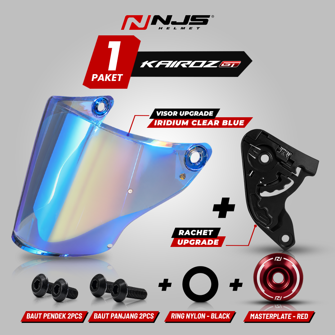 VISOR KAIROZ GT SERIES NEW UPGRADE - (FREE RACHET & RING VISOR KAIROZ GT)