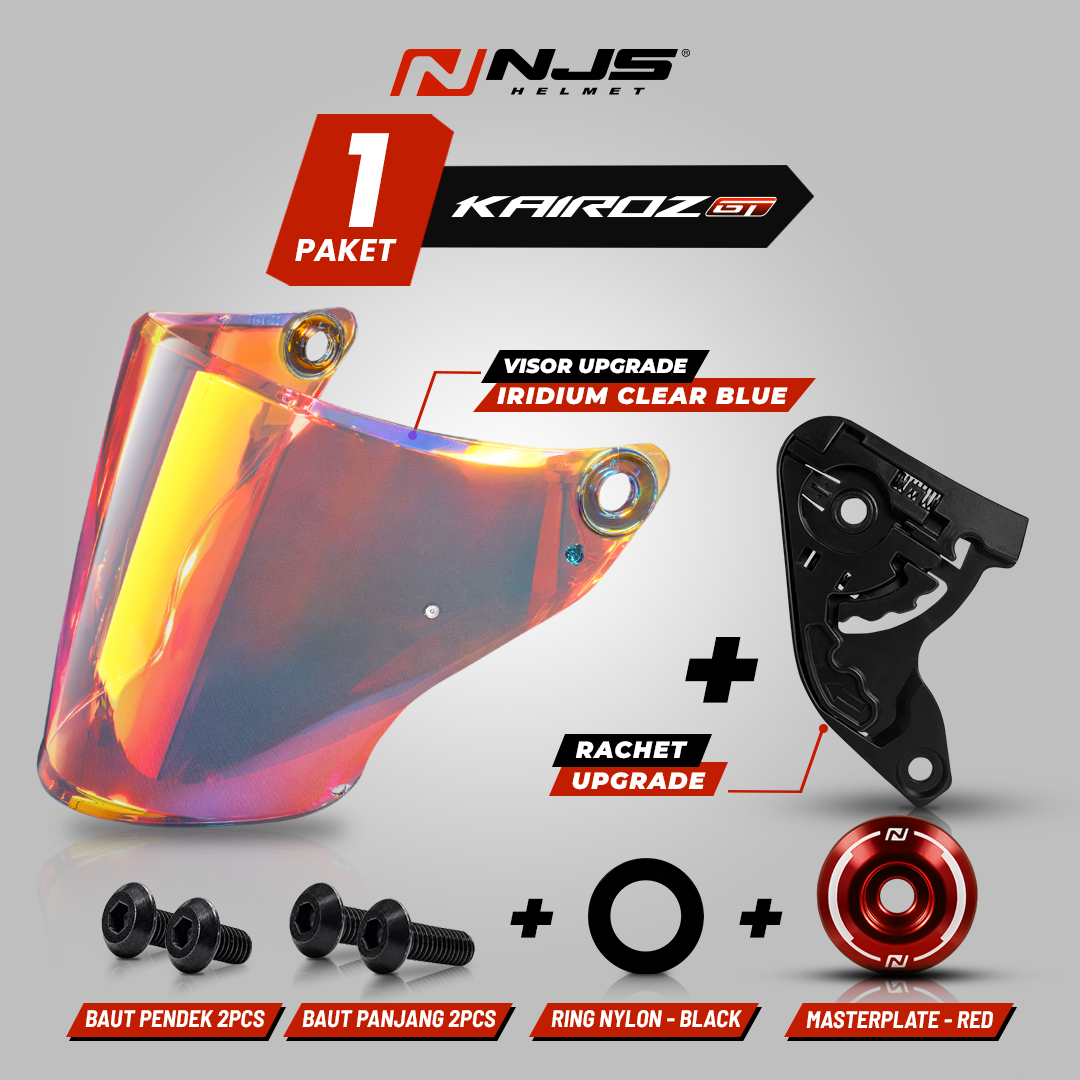 VISOR KAIROZ GT SERIES NEW UPGRADE - (FREE RACHET & RING VISOR KAIROZ GT)