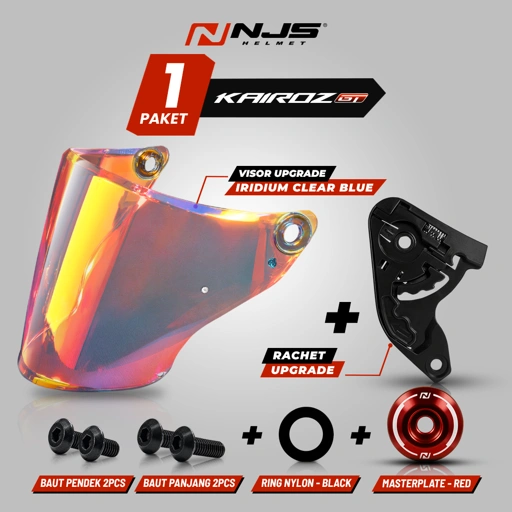 VISOR KAIROZ GT SERIES NEW UPGRADE - (FREE RACHET & RING VISOR KAIROZ GT)