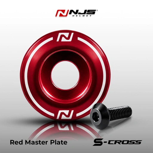 RING MASTER PLATE NJS S-CROSS - Aksesoris Helm