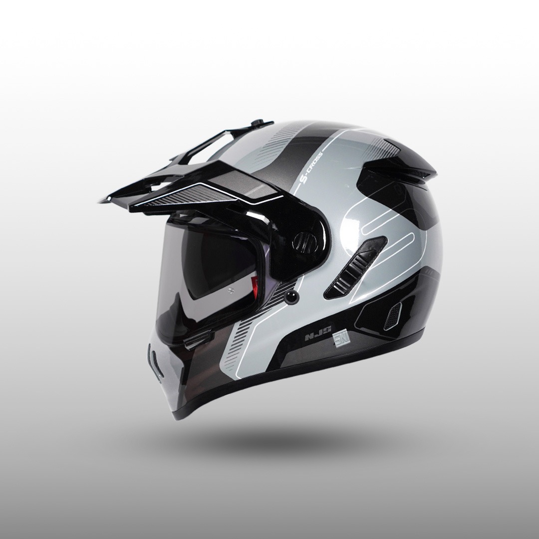 NJS S-Cross Avante Brooklyn Grey Glossy/Doff - Helm Full Face