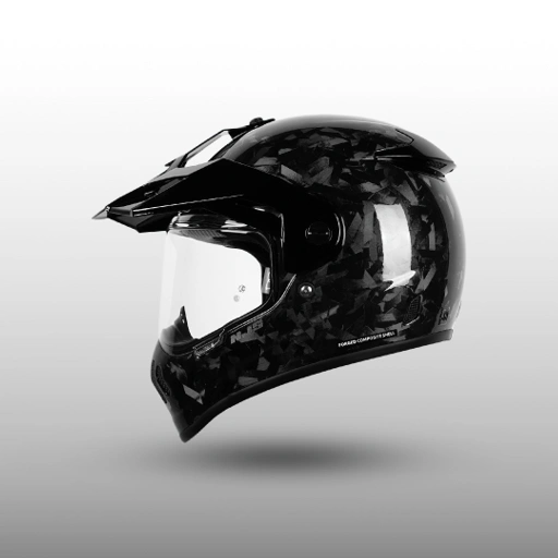 NJS S-CROSS Carbon Forged Glossy/Doff - Helm Adventure Touring