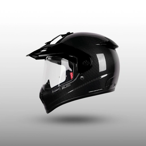 Image of NJS S-CROSS Carbon Twill Glossy/Doff - Helm Adventure Touring